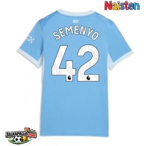 Manchester City Antoine Semenyo #42 Kotipaita Naisten 2026-27 Lyhythihainen